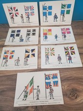 Rare carte postale image d'Epinal Pellerin Les régiments de l'ancienne France