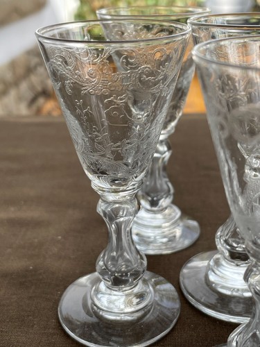 Lot verres liqueur cristal - a,