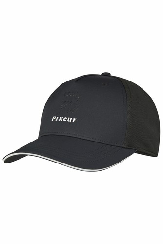 Pikeur cap lasercut mesh black - pikeur,