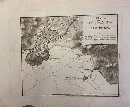 Carte marine ancienne - marine, de
