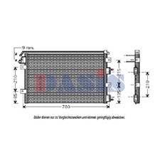 Condensateur Climatisation Climatisation Pour Chrysler Sebring JR