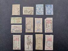 Lot de 13  timbres taxes  Fiscaux   de France  à voir