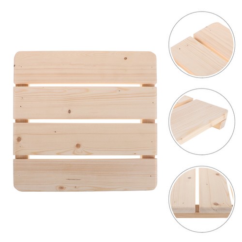 Tapis douche bambou bain - douche,