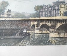 Pont Neuf à Paris Bateau