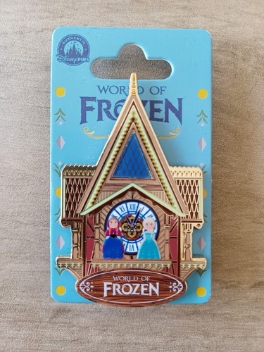 Pin château clocher - pin's, horloge