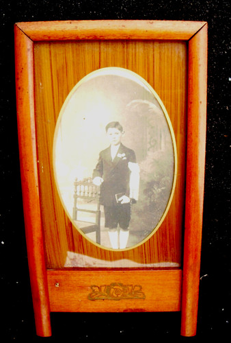 Cadre ancien bois avec - cadre, en