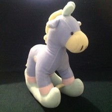 CHEVAL A BASCULE EN PELUCHE ( PEL09/22/10-20B ) HOCHET