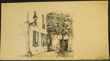 Dessin vers 1950 impasse