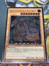 CARTE Yu Gi Oh DRAGON BLANC AUX YEUX BLEUS YSKR-FR001 ULTIMATE RARE EC