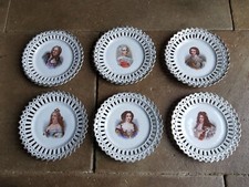 6 assiettes à dessert  Doré