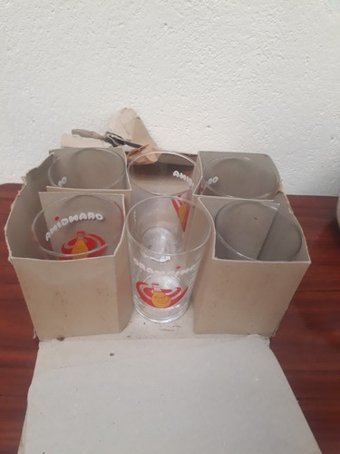 Ancien verre orangina neuf - verre,