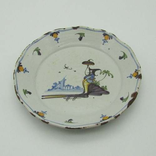 Nevers assiette faïence - nevers.,