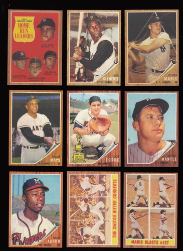 1962 topps you pick complete - 1962,