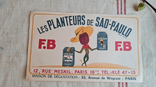 Ancien buvard publicitaire - ancien,