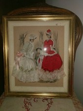 Gravure de mode ancienne