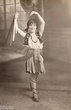 BJ228 Carte Photo vintage card RPPC Enfant déguisement costume danse espagne