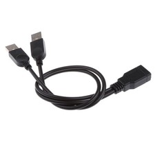 Répartiteur USB câble de données de charge femelle à 2port mâle (seulement