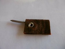 PORSCHE 356 DISTLER, clef de contact, copie ancienne en cuir, belle reproduction