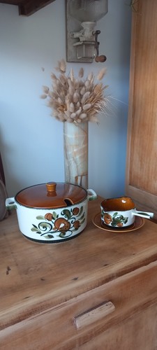 Soupière saucière - et,