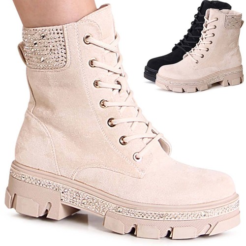 Bottes biker velours - bottes, pour