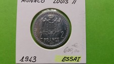 MONACO RARE ESSAI 2 francs