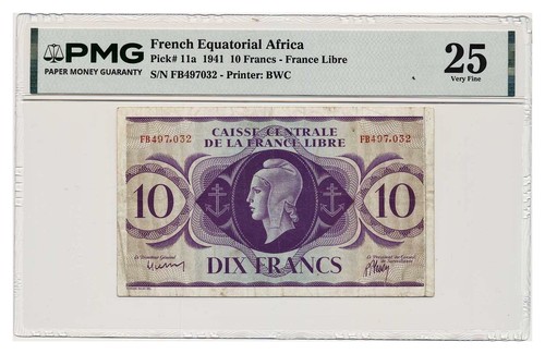 Billet afrique equatoriale - afrique,