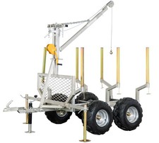 Remorque forestière double