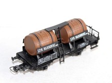 SACHSENMODELLE HO 16020 WAGON CITERNE BI FOUDRE TONNEAU, CASSAGNE CHARENTON SNCF