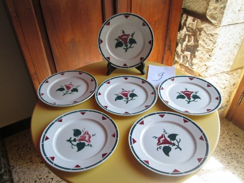 Art déco assiettes - art, à