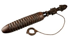 Guiro Africain Statue Instrument de Musique 51.5 cm  #G2 862