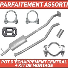 Pot d’échappement central