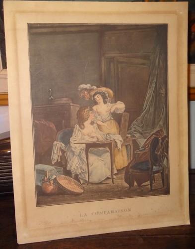 Gravure coquine après - gravure, d'après