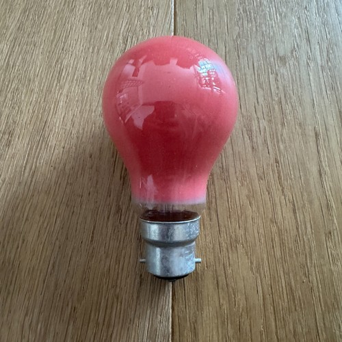 Lampe ampoule rouge - ampoule,
