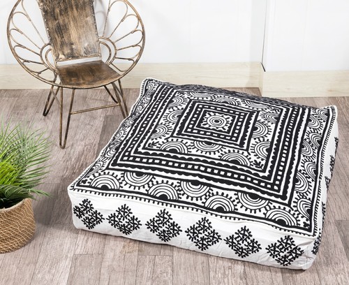 Couvre coussin carré - couvre, pouf