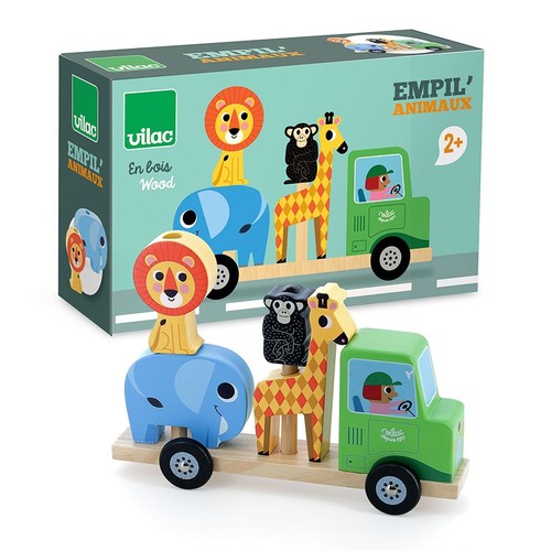 Jouet éveil bois - bois, camion