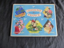 ALBUM IMAGES CHOCOLAT POULAIN CHANSONS DE FRANCE