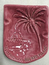 cendrier publicitaire Compagnons Ricard Maroc