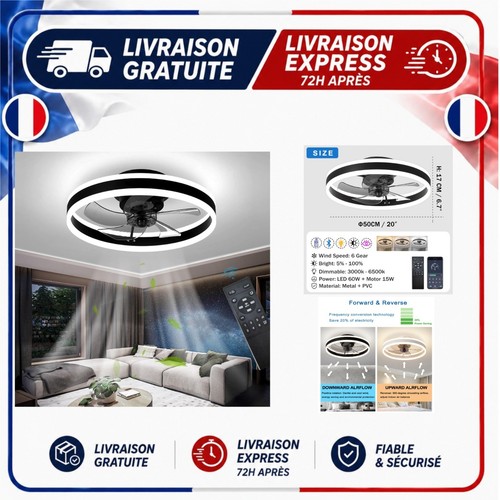 Ventilateur plafond led - ventilateur,