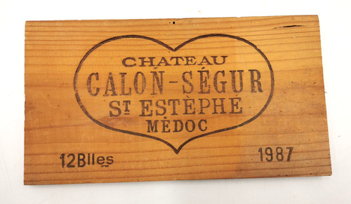 Estampe bois façade - , caisse