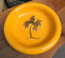 Emaux Longwy Vide Poche  Orange Tirage 500 exemplaires 25,5 cm