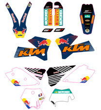 kit adhésifsktm 2005-07 EXC Y