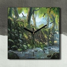 Horloge décorative sur toile