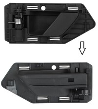 1x POIGNEE PORTE INTERIEUR GAUCHE AVANT CITROEN BERLINGO (1996- ) NOIR /