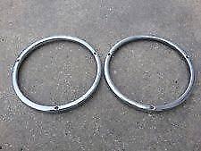 2 CERCLAGES DE PHARE CIBIÉ D'ORIGINE RENAULT FLORIDE CARAVELLE ALPINE A110 GT4