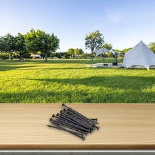Outils de jardin pointes d'ancrage 20CM/8 pouces noir pour creuser paysage paysa