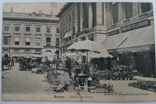 Carte postale ancienne reims - carte,