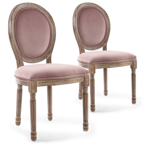 Lot chaises médaillon - 2,
