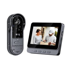 Sonnette sans Fil avec Caméra Extérieur Étanche 1080P, Visiophone Vidéo sans ...