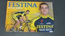 CPA CARTE CYCLISME CICLISMO TOUR FRANCE FESTINA 2001 CYCLING DAVID CLINGER