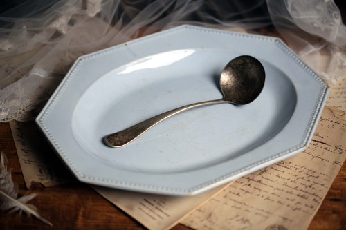Large blue creil - large, &